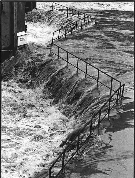 Hochwasser-Schleusentor