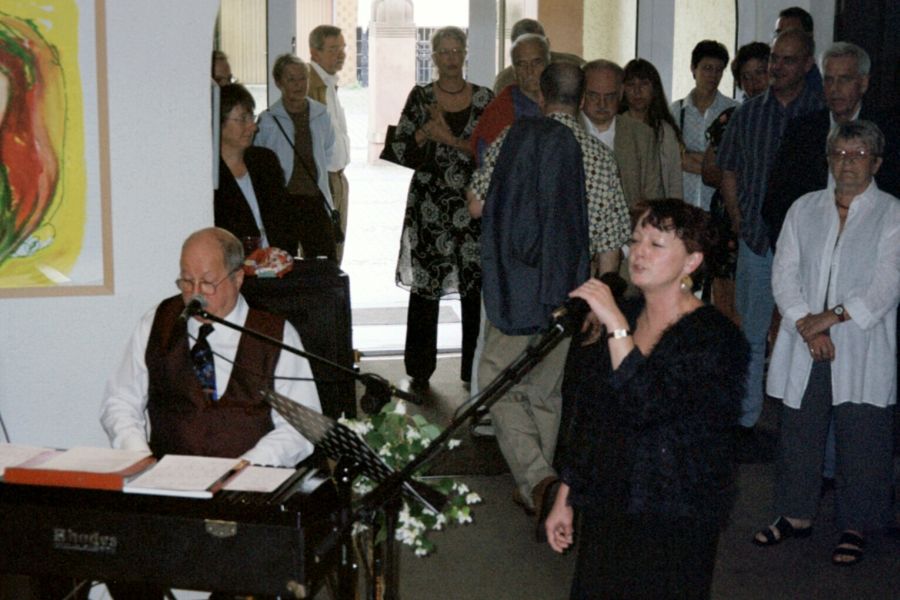 Ritas Vernissage Hans Georg, Rita